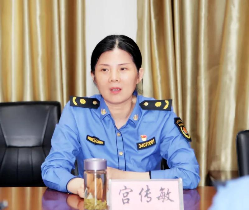 宫传敏督导调研田家庵区城管局创城整改落实情况及城市管理工作